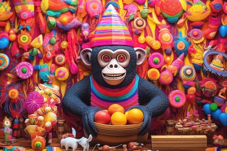 Day of the dead, Dia de los muertos. Generative Aiの素材