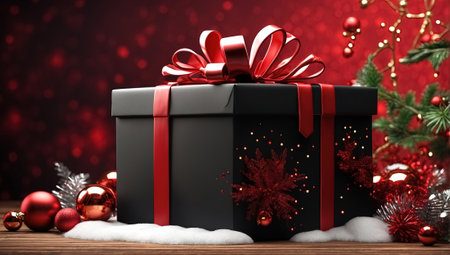 gift for Christmas. Generative Aiの素材