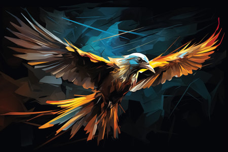 abstract eagle. Generative Aiの素材