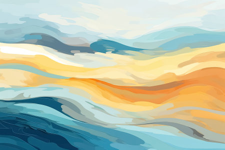 Abstract background of the sea. Generative Aiの素材