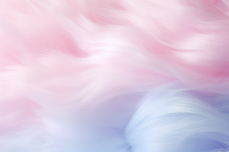 Abstract background of blue and pink feathers. Colorful feather background. Generative Aiの素材