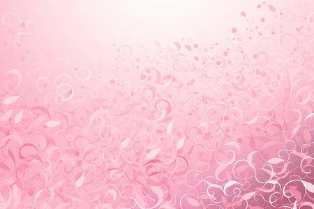 Abstract pink background with swirls. Generative Aiの素材