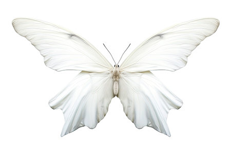 Butterfly on white background.  Generative Aiの素材