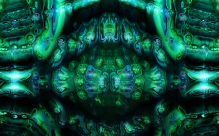 organic geometric color abstract illustrationの写真素材