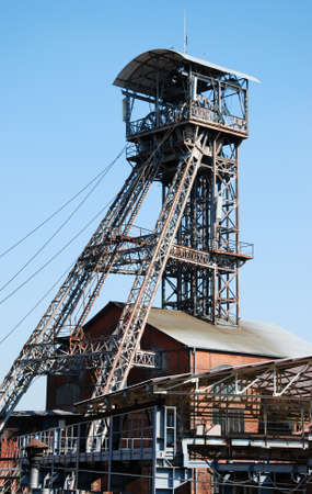 mine tower Michal in Ostravaの写真素材