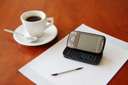 work place table of business officeの写真素材