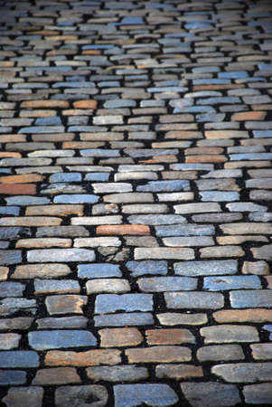 stone colored foot path causewayの写真素材
