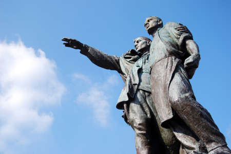 russian communism socialistic ideology statueの写真素材