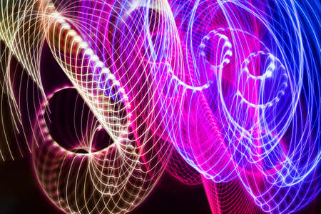 Abstract coloful vivid lights blurred background. Creative  concept of graphic design.の写真素材