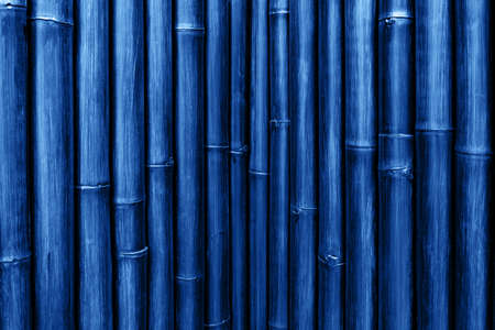 Classic blue  color 2020 bamboo texture backgroundの写真素材