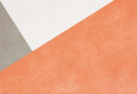 Cantaloupe melon, grey and white  colored geometry abstractの写真素材