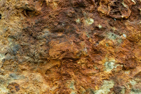 Closeup on a Silica Sinter rock - geology texture or backgroundの写真素材
