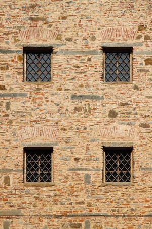 External view of prison buildingの写真素材