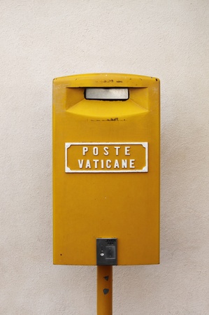 Mailbox in Vatican City Stateの写真素材