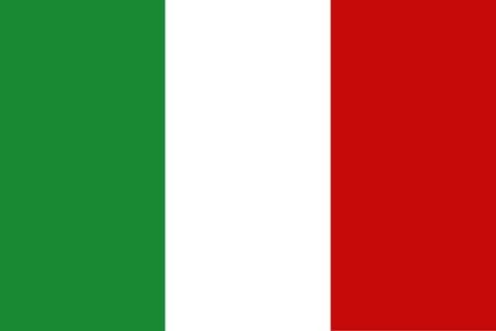 Official flag of Italy nationの写真素材