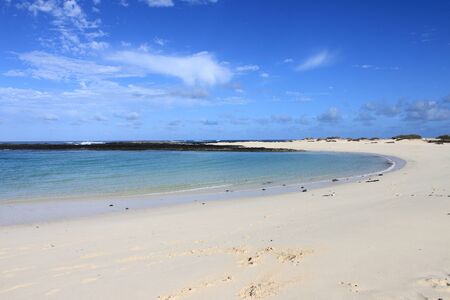 El Cotillo beach lagoon in Fuerteventura. Canary Islands, Spain
