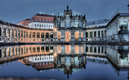 Zwinger Palace in Dresden, Germanyのeditorial素材