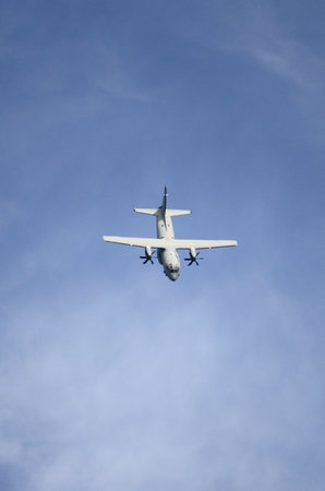 ROME - JUNE 29: Italian Air Force Alenia Aermacchi C-27j Spartan performs at the Rome International...