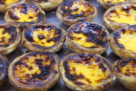 Portuguese Custard Tarts, called Pastel de Nata or de Belem