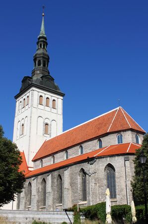 Saint Nicholas Church in Tallinn, Estoniaの写真素材