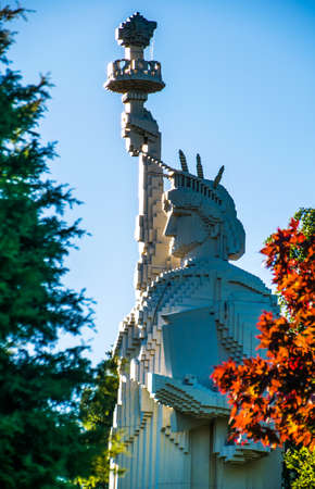 statue of liberty park legoland billundのeditorial素材