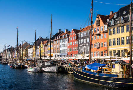 canal nyhavn Copenhagenのeditorial素材