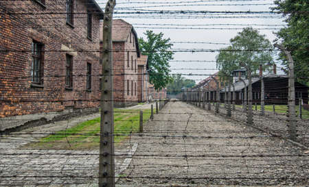 concentration camp of auschwitzのeditorial素材