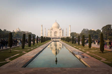 Taj Mahal: a beauty of the modern worldのeditorial素材