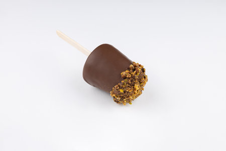 Shooting still life of small pastries, semifreddo, ice cream stick, danube, tartlet, truffleの写真素材