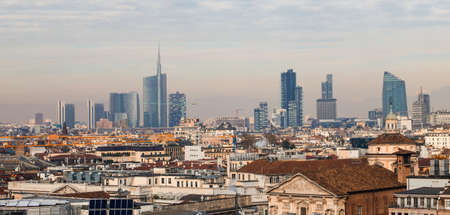 Milano panoramaの写真素材