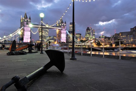 Tower Bridge in London, UKのeditorial素材