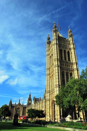 Westminster Parliament in London, UKのeditorial素材