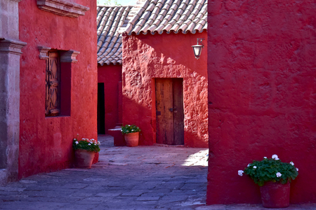 Colorful colonial architectureの写真素材