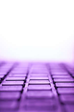 Laptop keyboard Macro close up - shallow depth of field - low lightの写真素材