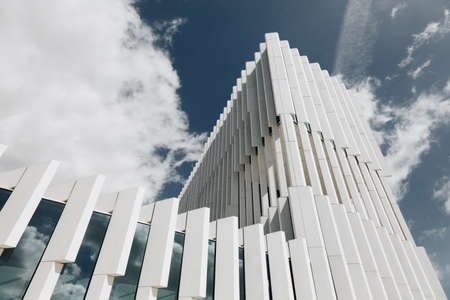 LISBON PORTUGAL - MARCH 2018 - EDP headquarters in Lisbon Portugal, by the architect Aires Mateusのeditorial素材