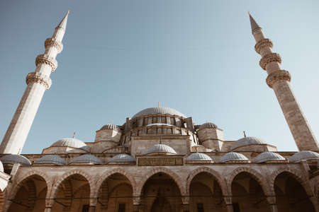 istanbul turkey november 2018 Mosque of Suleyman (or Suleymaniye) The Magnificent