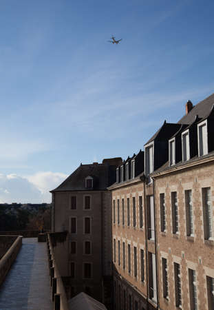 Castle of the Dukes of Brittany (Chateau des Ducs de Bretagne) in Nantes, France NOVEMBER 2018のeditorial素材