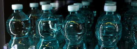 bottle water close-up