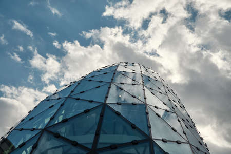 modern architecture and nature concept in eindhoven - Netherlands Hollandのeditorial素材