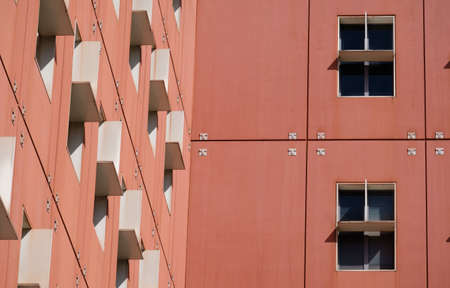 BICOCCA UNIVERSITY - MILAN - facade modern buildings - Milan - Lombardy - ITALYの写真素材