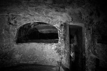 2022 NOVEMBER - St Paulâs Catacombs Serving as a burial ground from Punic, Roman and Byzantine times the St Paulâs Catacombs represent the earliest and largest archaeological evidence of Christianity in Maltaのeditorial素材