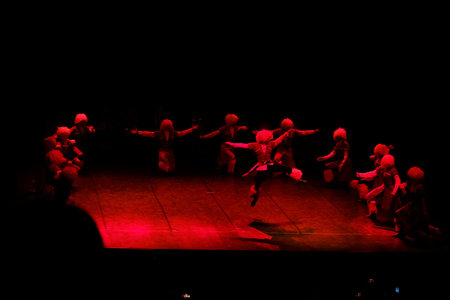 4 December 2023 - ITALY - Milan - Georgian National Ballet Sukhishvili at the Carcano Theater