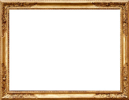 Old style wooden golden Painting frame