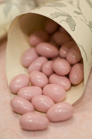 Pink ceremonial candiesの写真素材