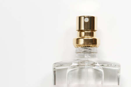 Closeup of a cosmetic spray nozzleの写真素材