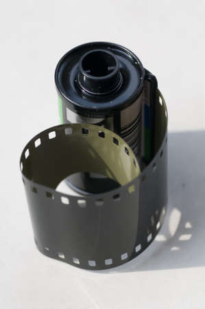 A roll of film for photo slidesの写真素材