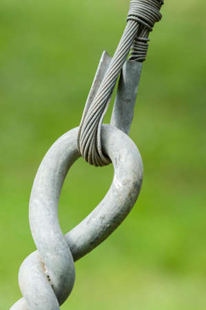 Stainless steel hooks and wires for holding poles