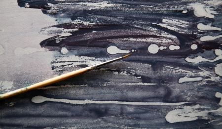 paint brush, painting background, abstractの写真素材