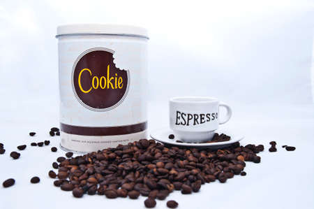 Coffee and cookieの写真素材