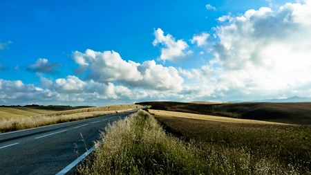 Travel on the roadの写真素材